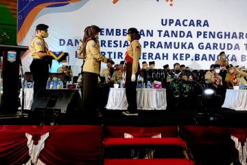 166 anggota raih lencana Pramuka Garuda 2021