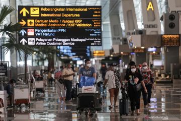 Jumlah kedatangan internasional di Bandara Soekarno Hatta menurun