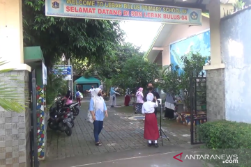 Siswa SDN  Lebak Bulus 04 antusias ikuti PTM 100 persen pada awal 2022