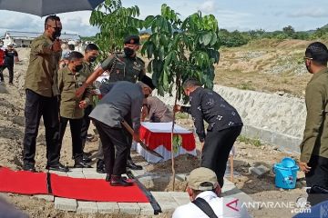 Wapres Ma'ruf-Pemda tanam pohon di lokasi pembangunan huntap Palu