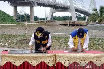 Menkeu teken penanda aset Jembatan Pulau Balang senilai Rp1,4 triliun