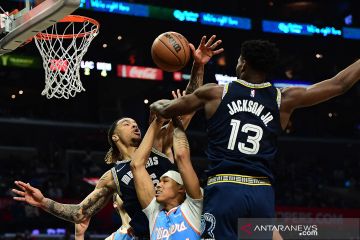 NBA : Memphis Grizzlies menang 123-108 atas Clippers