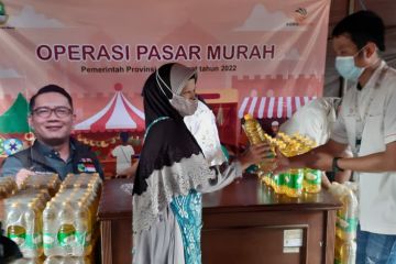 Jabar gelar operasi pasar murah minyak goreng di 11 kabupaten/kota