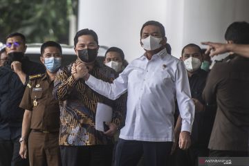 Menteri BUMN menyambangi Kejaksaan Agung bahas kasus Garuda Indonesia
