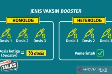 Jubir Kemenkes jelaskan perbedaan vaksin booster homolog dan heterolog