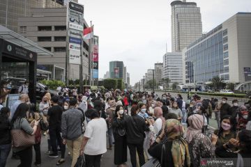 Dampak gempa Banten di Jakarta