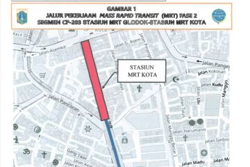 Dishub DKI rekayasa lalu lintas selama konstruksi MRT Glodok-Kota