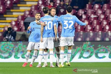 Ciro Immobile kemas dwigol, Lazio lumat Salernitana 3-0