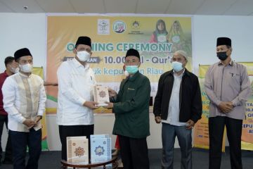 Kepri terima 10 ribu Al-Quran dari Yayasan Amirul Ummah Indonesia