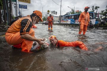 Banjir merendam kawasan ibu kota Jakarta