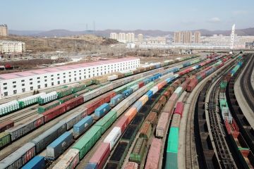Pelabuhan darat di China timur laut tangani lebih dari 15.000 kereta kargo China-Eropa