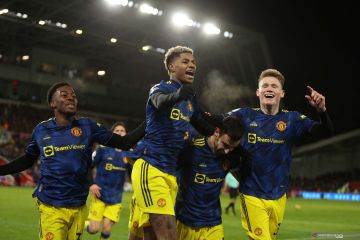 Liga Inggris: Manchester United kalahkan Brentford 3-1