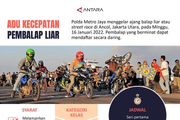 Adu kecepatan pembalap liar