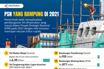 PSN yang rampung di 2021