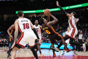 Ringkasan NBA: Hawks raih kemenangan beruntun ketiga usai bungkam Heat