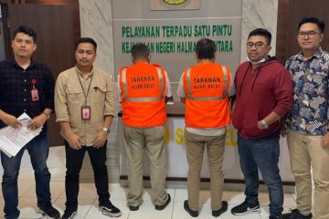 Dua tersangka kasus dugaan korupsi Panwaslu Halmahera Utara ditahan, tegakkan hukum