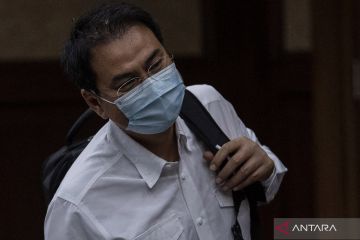 Komisi III DPR datang PN Jakarta Pusat saat sidang Azis Syamsuddin