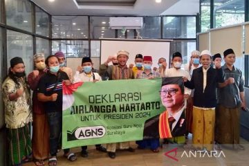 Asosiasi Guru Ngaji Surabaya deklarasikan Airlangga maju Pilpres 2024
