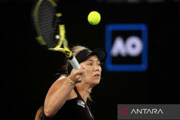 Kalahkan Iga Swiatek, Danielle Collins melaju ke babak final Grand Slam Australia Terbuka