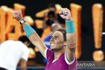 Nadal melaju ke babak final Australia Terbuka