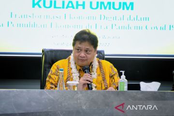 Airlangga : pemerintah terus akselerasi penciptaan talenta digital