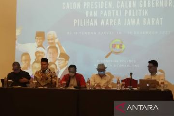Survei IPRC sebut elektabilitas Ridwan Kamil ungguli Prabowo