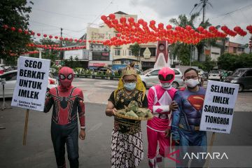 Tokoh superhero dan pewayangan kompak ucapkan selamat imlek