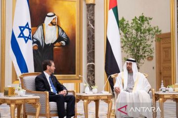 UAE cegat rudal Houthi saat Presiden Israel berkunjung