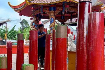 Kelenteng Banyumas batasi jumlah umat lakukan sembahyang sambut Imlek