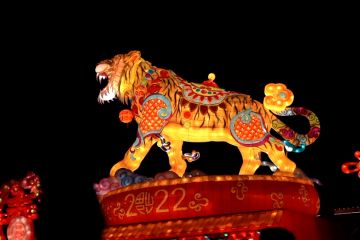 Festival lampion sambut Tahun Baru di Shenyang, China