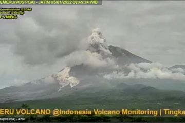 5 Desa di Lumajang hujan abu akibat awan panas guguran Semeru