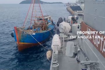 TNI AL tangkap 3 kapal Vietnam di Laut Natuna