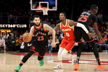 NBA:  Toronto Raptors kalahkan Atlanta Hawks 106 - 100