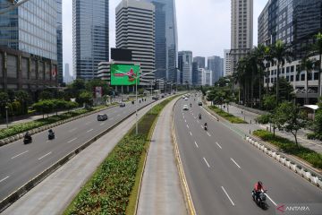 Lalu lintas jalan protokol Ibu Kota saat Imlek