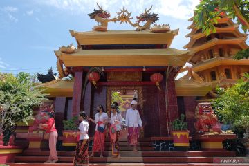 Chinese New Year 2573 celebration in Bali