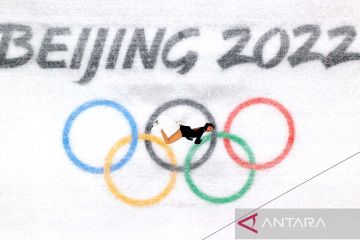 Aksi atlet dunia di Olimpiade Musim Dingin Beijing 2022