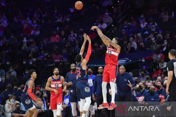 Kyle Kuzma bantu Wizards putus tren kemenangan Sixers