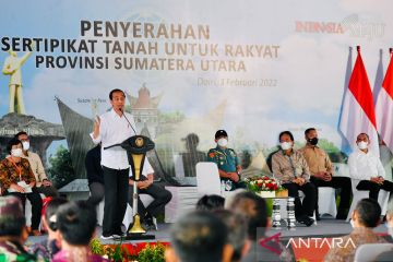 Presiden tegaskan pentingnya kepemilikan sertifikat tanah buat rakyat