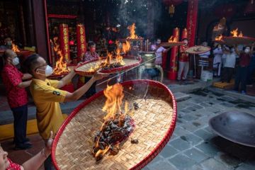 Ritual Ci Sin di Klenteng Tay Kak Sie