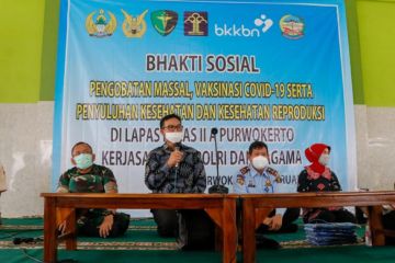 BKKBN gelar layanan kesehatan di Lapas Kelas II A Purwokerto