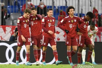 Menang tipis 3-2 lawan Leipzig, Bayern  kokoh di puncak klasemen
