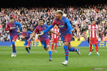 Atasi perlawanan Atletico Madrid 4-2, Barcelona naik ke empat besar