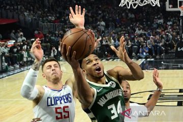 Dominasi paruh kedua, Bucks sudahi tren kemenangan kandang Clippers