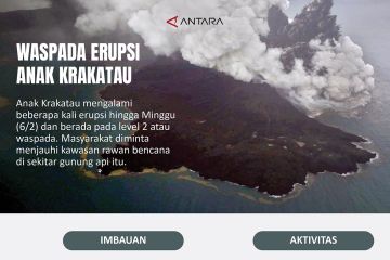 Waspada erupsi Anak Krakatau
