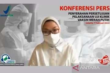 BPOM beri izin uji klinik Vaksin Merah Putih yang dikembangkan Unair