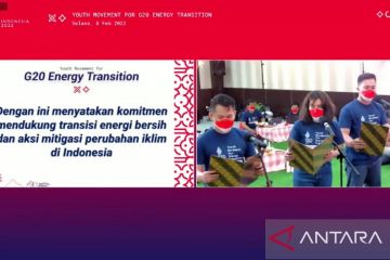 Pemuda Indonesia deklarasi dukungan terhadap transisi energi