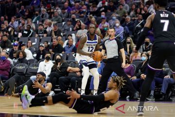 Hujani Kings dengan 22 tripoin, Timberwolves menang lima gim beruntun