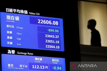 Nikkei turun tertekan krisis Ukraina dan kekhawatiran suku bunga AS