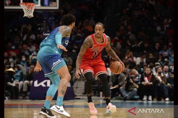 NBA: DeMar DeRozan borong 36 poin bawa Bulls menang 121-109 atas Hornets