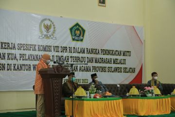 Komisi VIII DPR tinjau hasil pembangunan bantuan SBSN di Sulsel